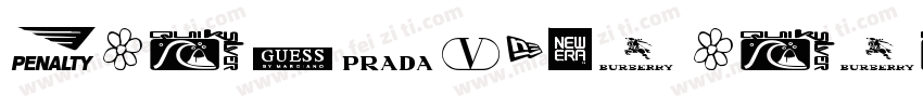 clothing logos tfb字体转换